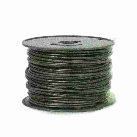 Remington Industries 8 AWG Gauge Primary Wire, Stranded Hook Up Wire, 25 ft Length, Black, 0.1285" Diameter, 60 Volts 8STRBLAGPT25